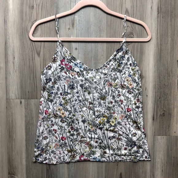 H&M white floral camisole - Picture 1 of 5